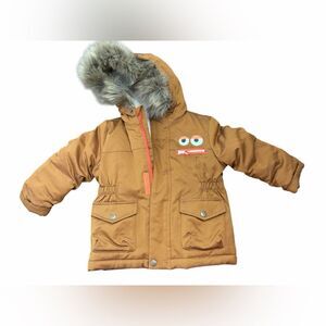 Cat & Jack Boys Heavyweight Monster Parka Jacket Coat ~ 2T